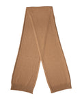 Dolce & Gabbana Brown Cashmere Knit Scarf 207cm x 29cm Men's Scarf