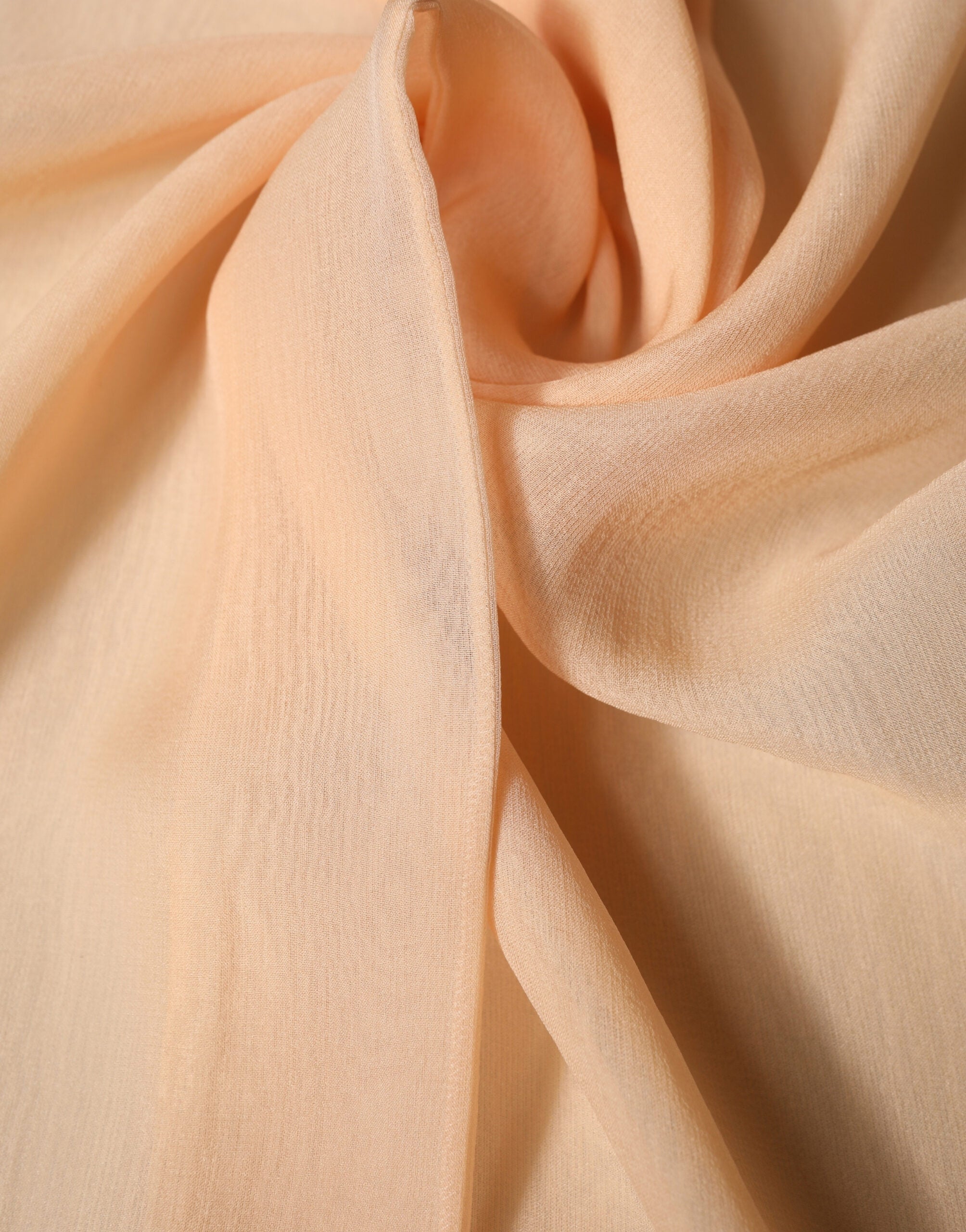 Dolce & Gabbana Beige Silk Scarf Wrap Foulard Stole 292cm x 19cm Scarf