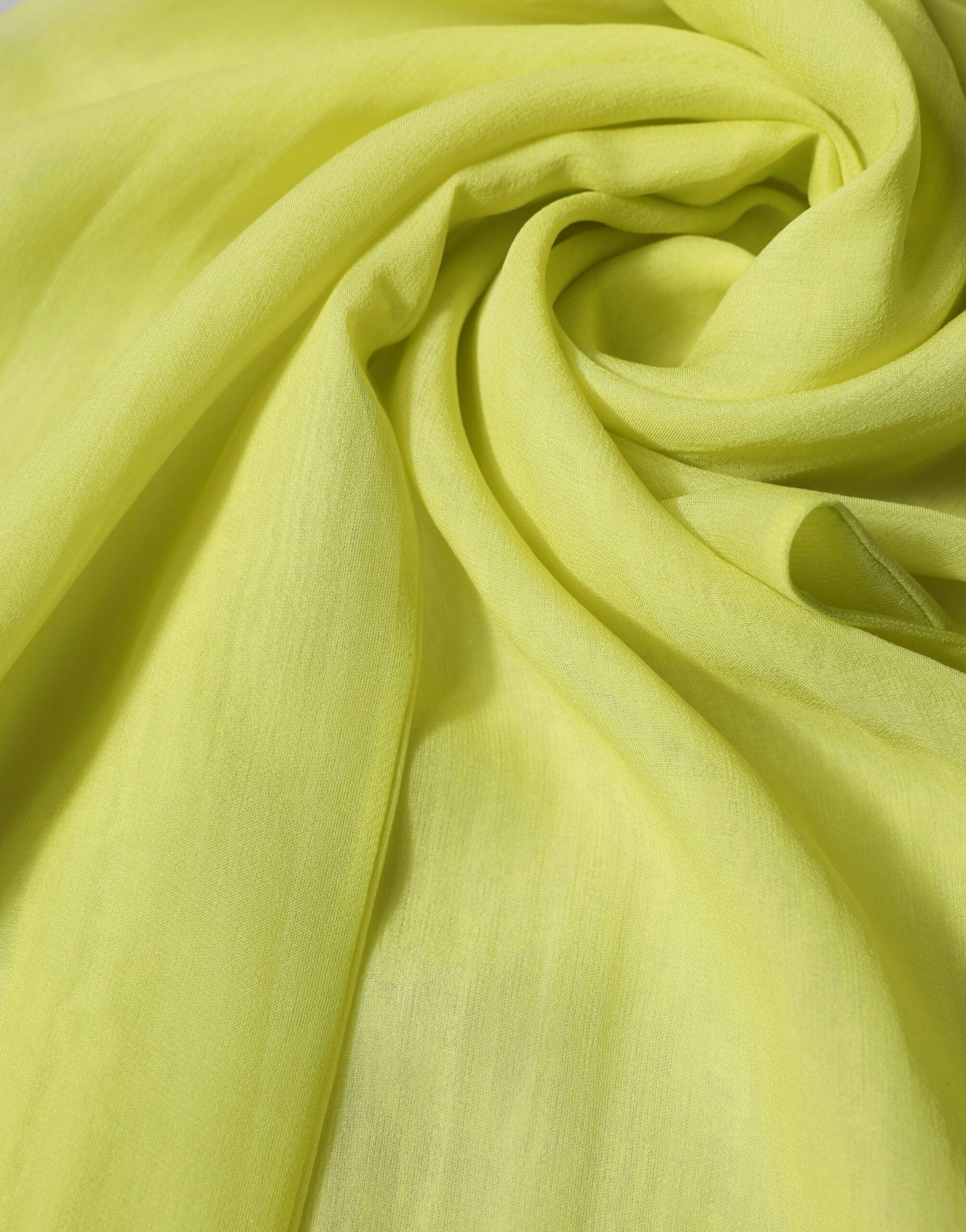Dolce & Gabbana Yellow Green Silk Scarf Foulard Stole 292cm x 19cm Scarf