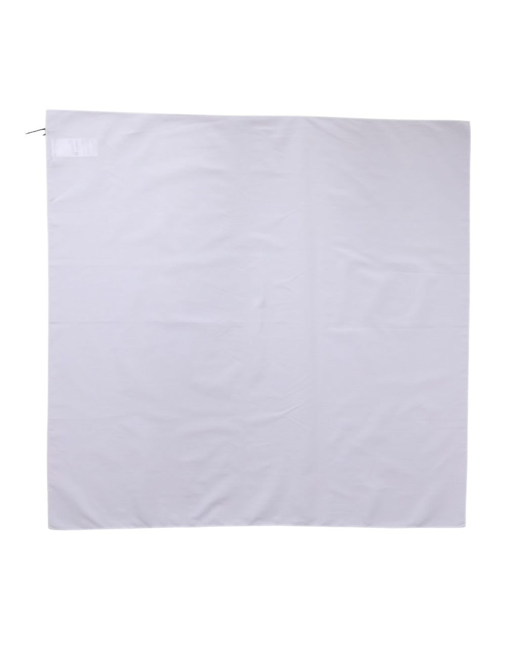 Dolce & Gabbana Weißer Baumwoll-Wickel-Schal im Quadrat 71cm x 70cm Schal