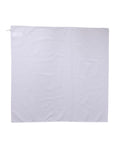 Dolce & Gabbana Weißer Baumwoll-Wickel-Schal im Quadrat 71cm x 70cm Schal