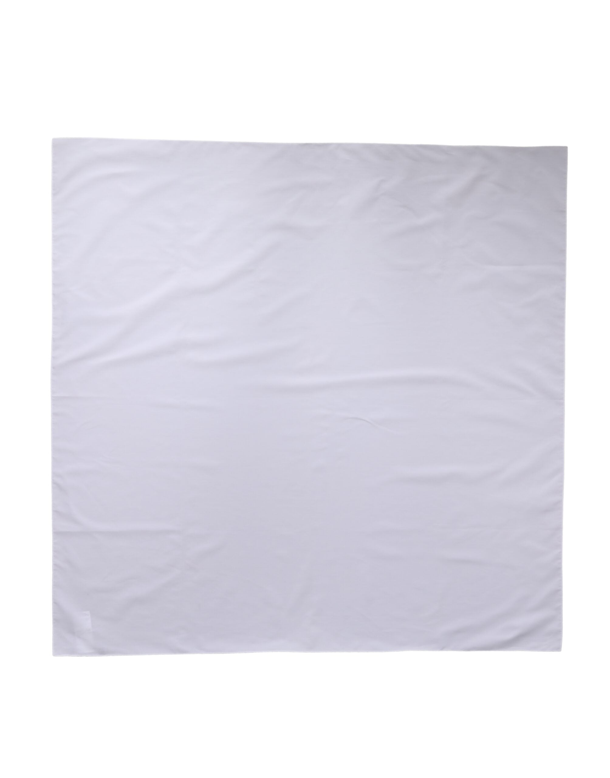 Dolce & Gabbana Weißer Baumwoll-Wickel-Schal im Quadrat 91cm x 90cm Schal