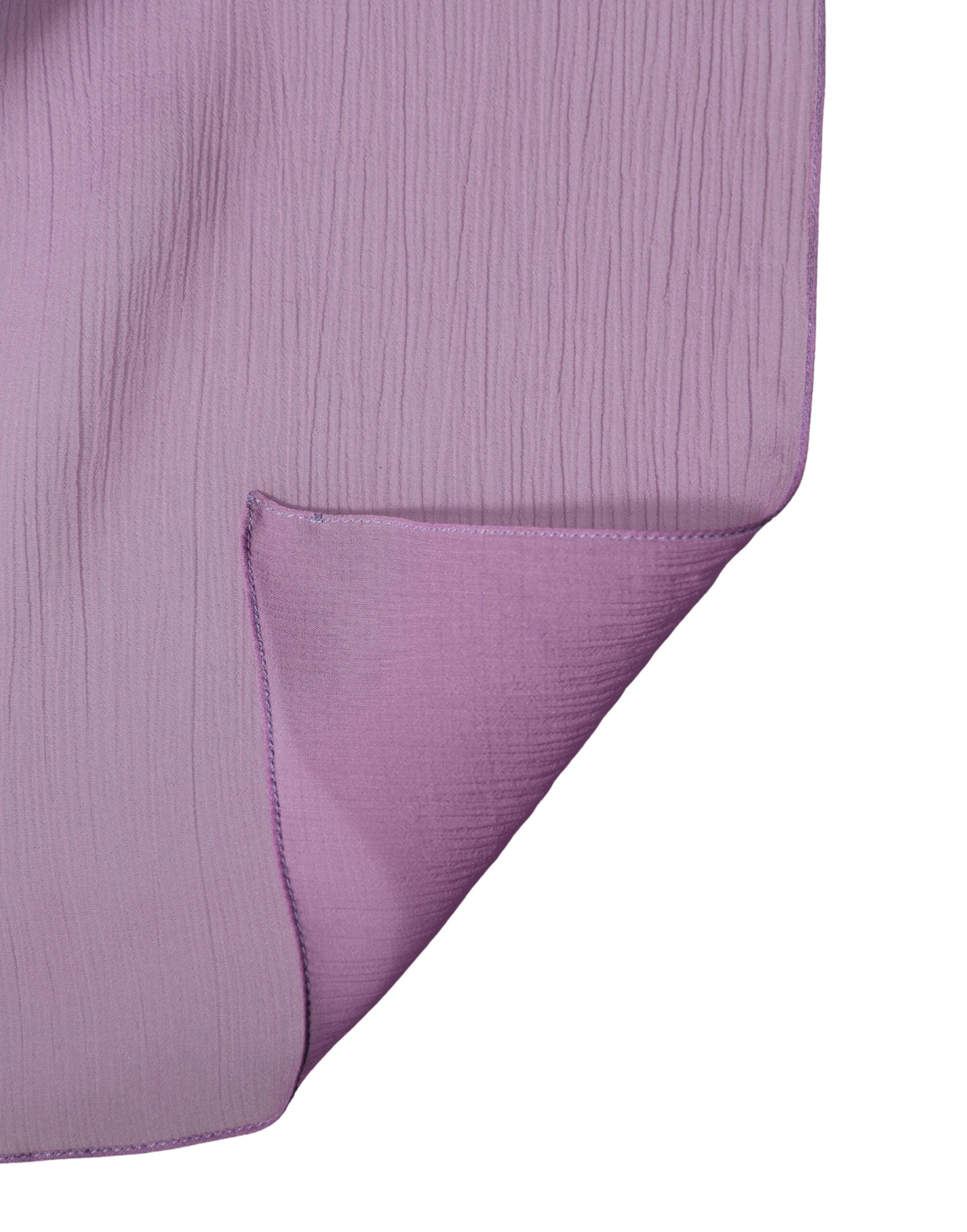 Dolce & Gabbana Leicht Lila Seiden-Halstuch Foulard 114cm x 114cm Schal
