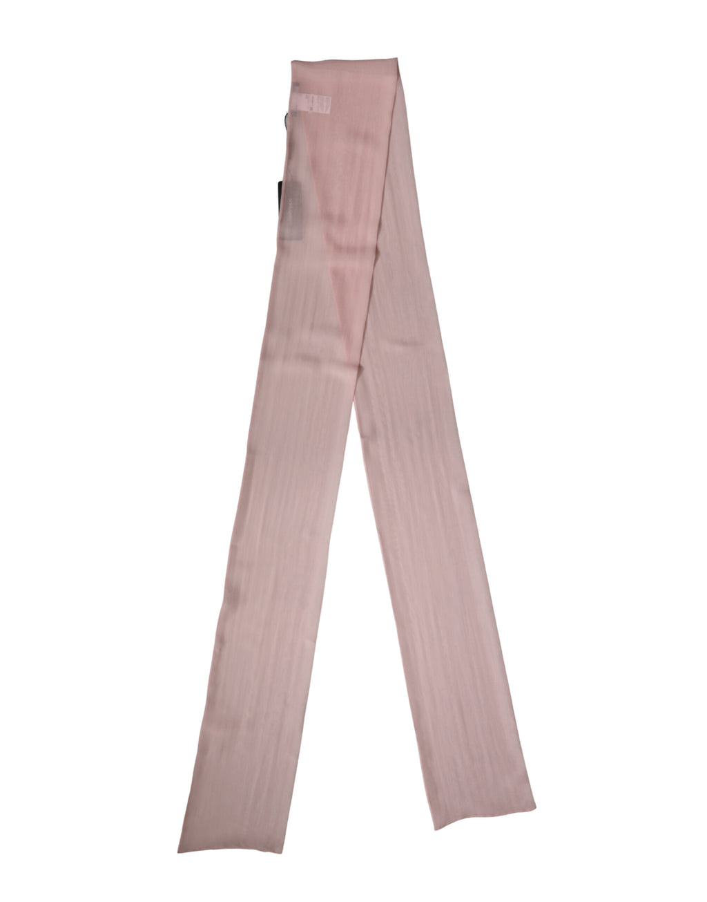 Dolce & Gabbana Leichtes rosafarbenes Seiden-Nackentuch Schal Stola 272cm x 120cm