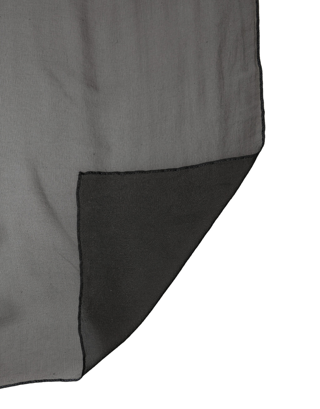Dolce & Gabbana Schwarzer Seiden-Nackenwickel-Schal Stola 167cm x 126cm