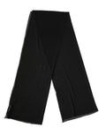 Dolce & Gabbana Black Silk Scarf Stole 200cm x 64cm