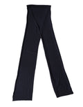 Dolce & Gabbana Black Wool Scarf with Shawl Collar 200cm x 25cm Scarf