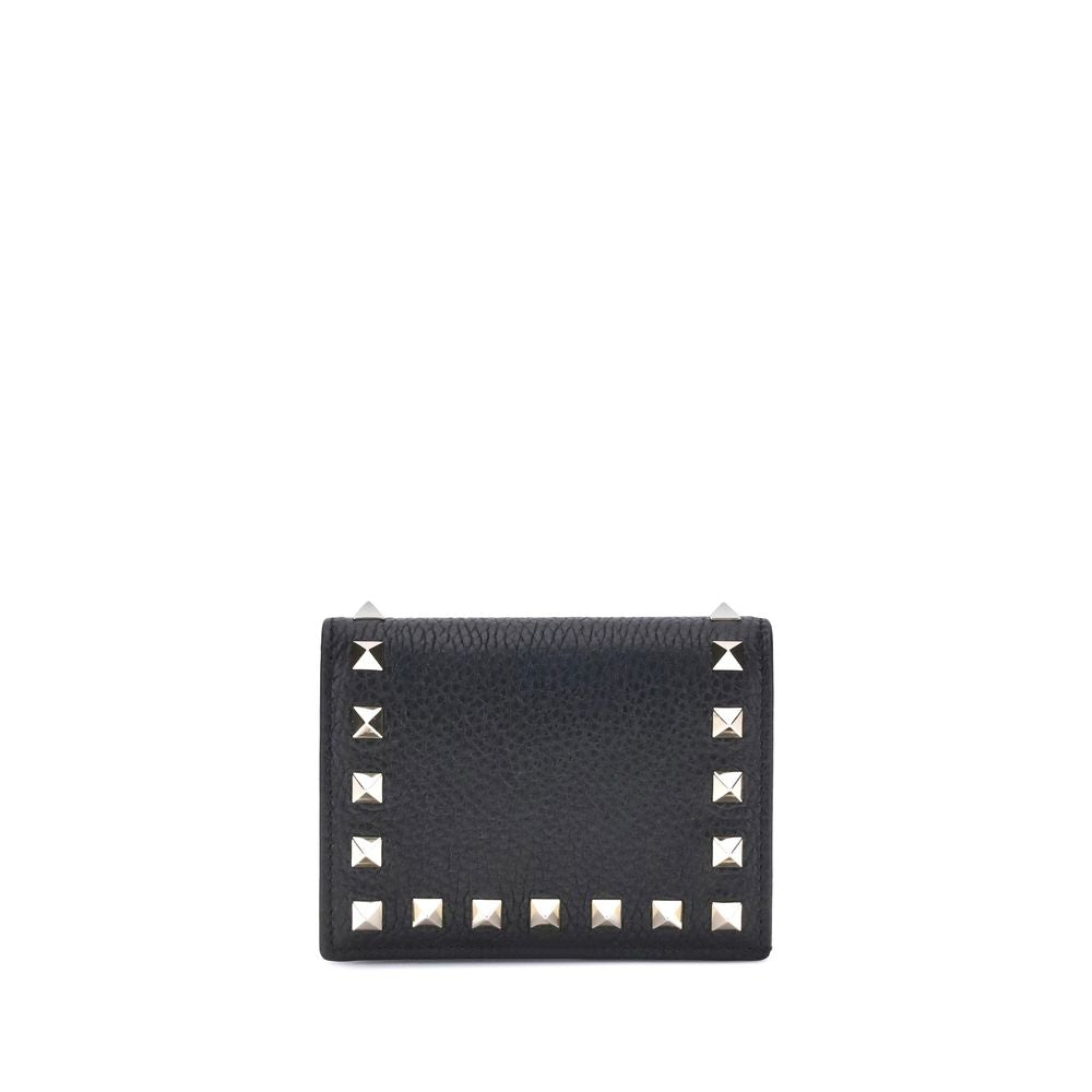 Valentino Garavani Black Calfskin Bos Taurus Wallet