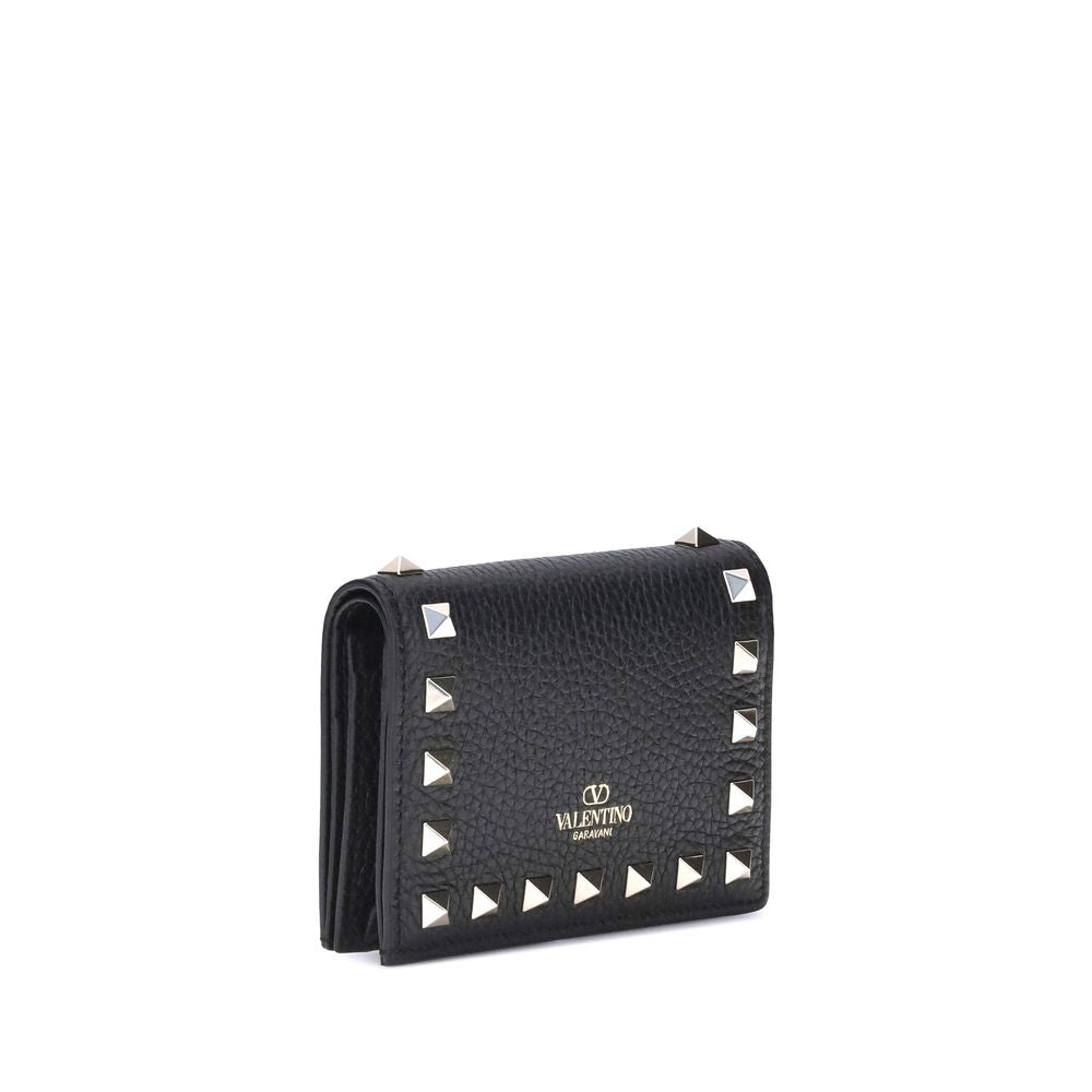 Valentino Garavani Black Calfskin Bos Taurus Wallet