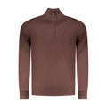 Coveri Moving Marrone Viskose Pullover für Herren