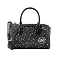 Michael Kors Schwarze Canvas Handtasche