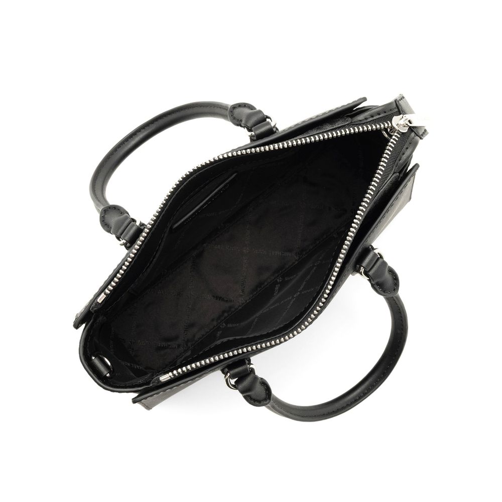 Michael Kors Schwarze Canvas Handtasche