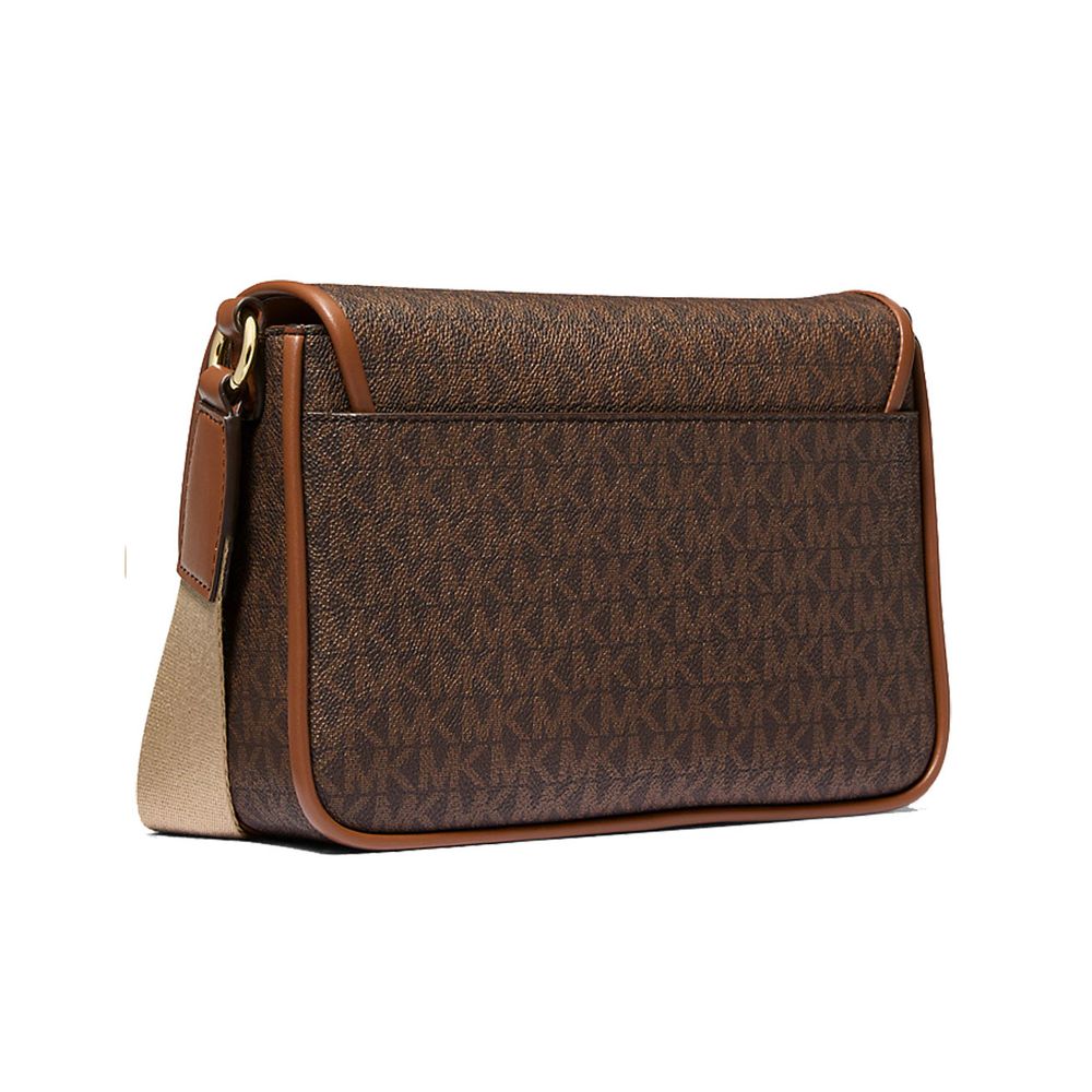 Michael Kors Brown Canvas Shoulder Bag