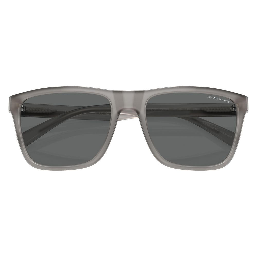Armani Exchange Graue Sonnenbrille aus Harz