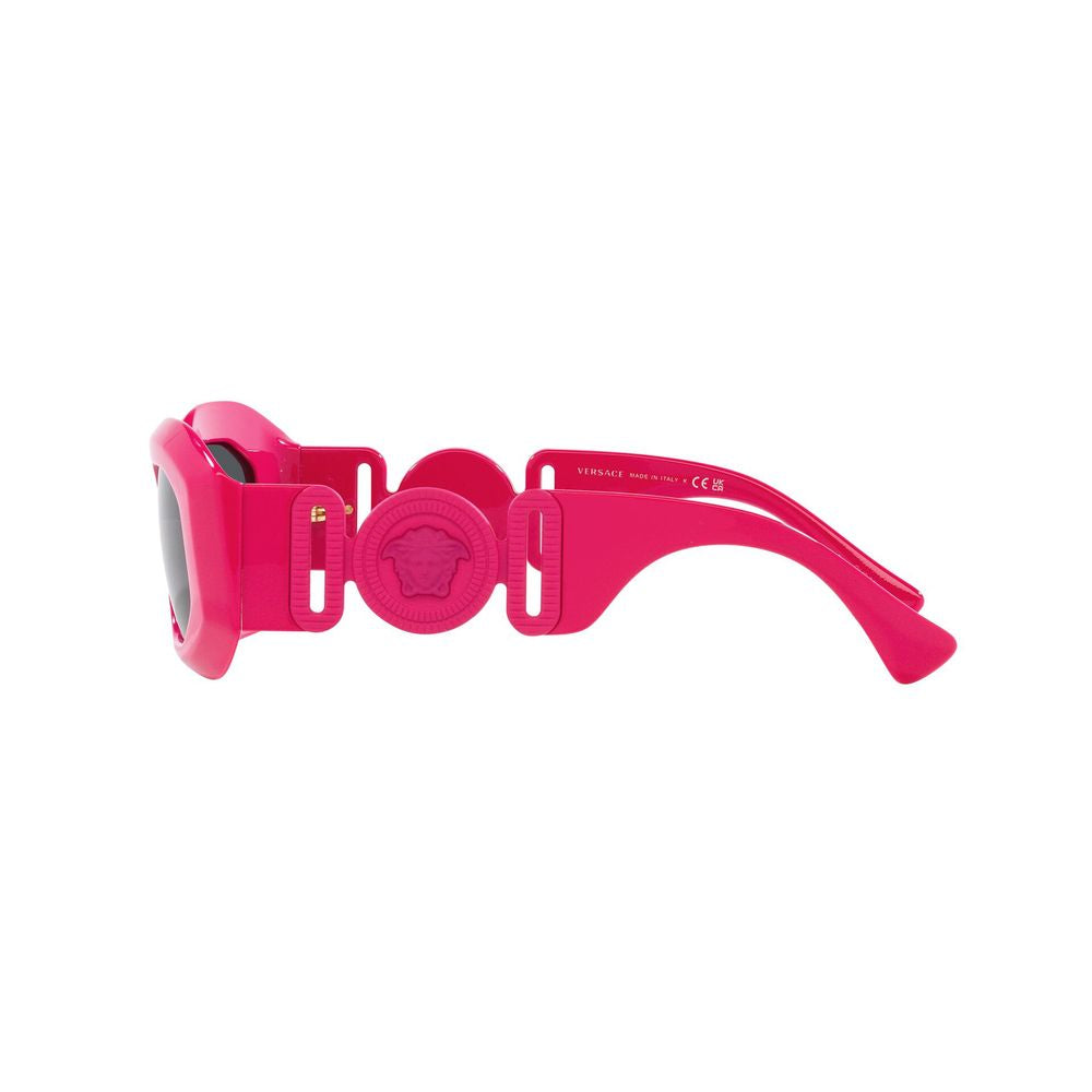 Versace Schwarze Sonnenbrille aus Acetat