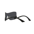 Versace Schwarze Sonnenbrille aus Acetat