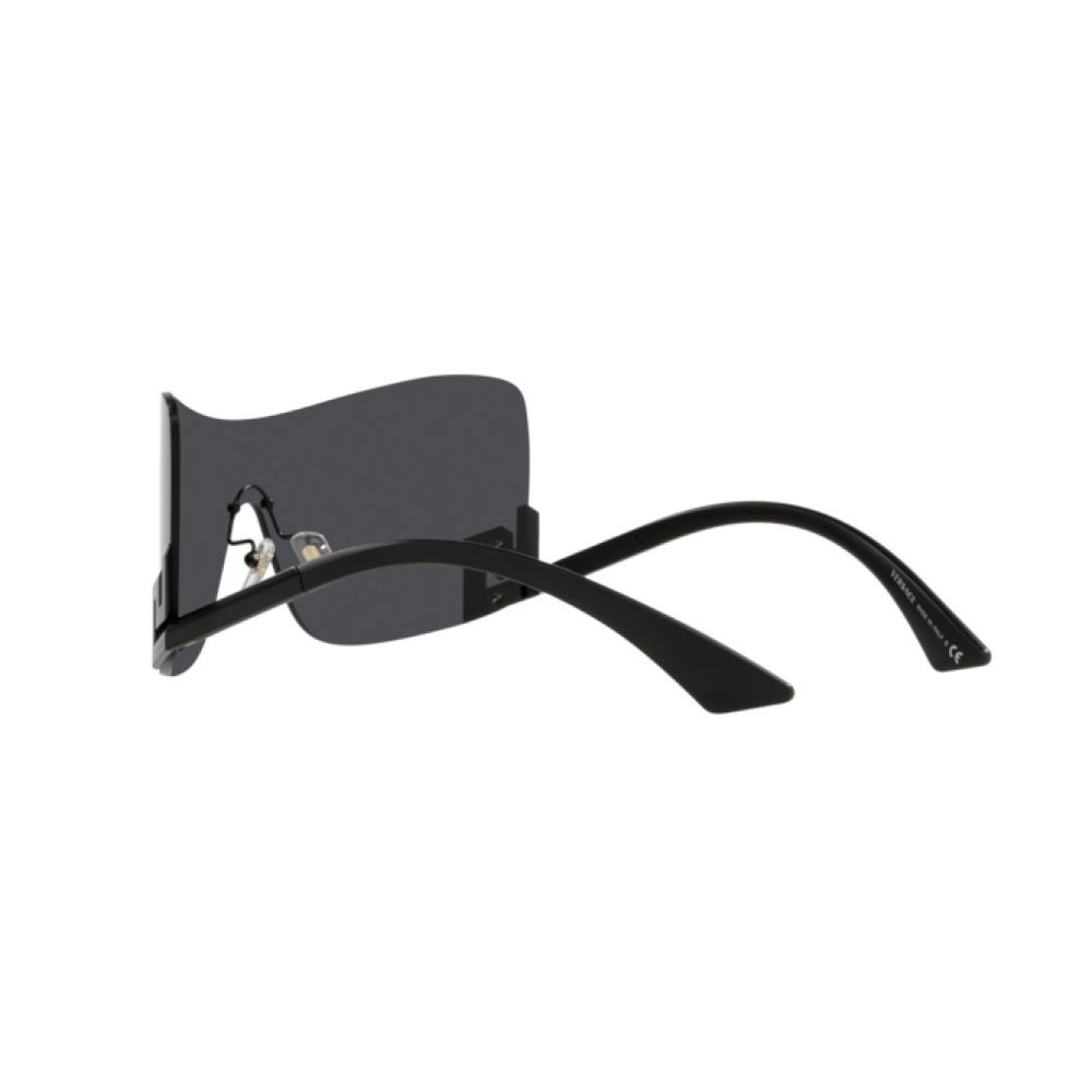 Versace Schwarze Sonnenbrille aus Acetat