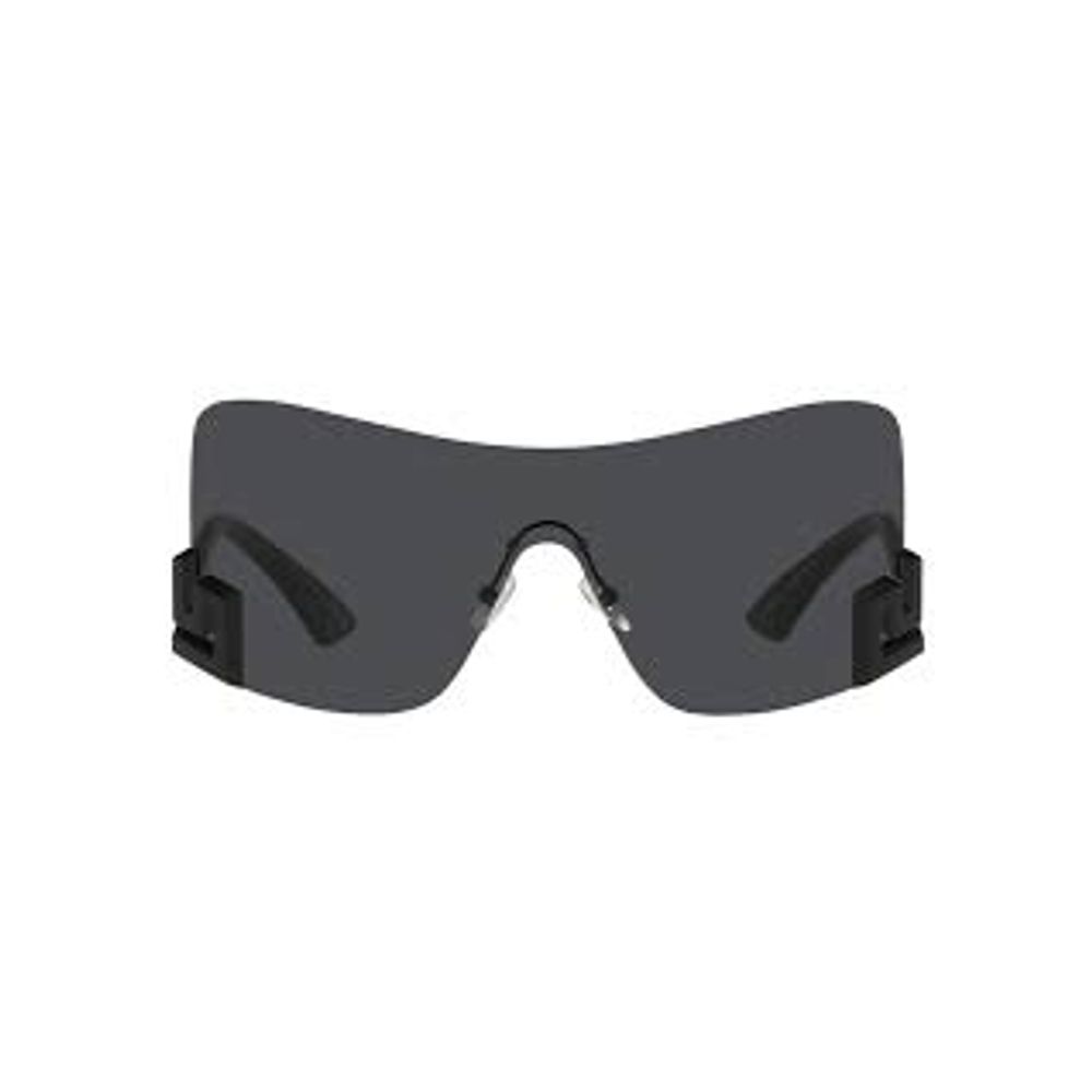 Versace Schwarze Sonnenbrille aus Acetat