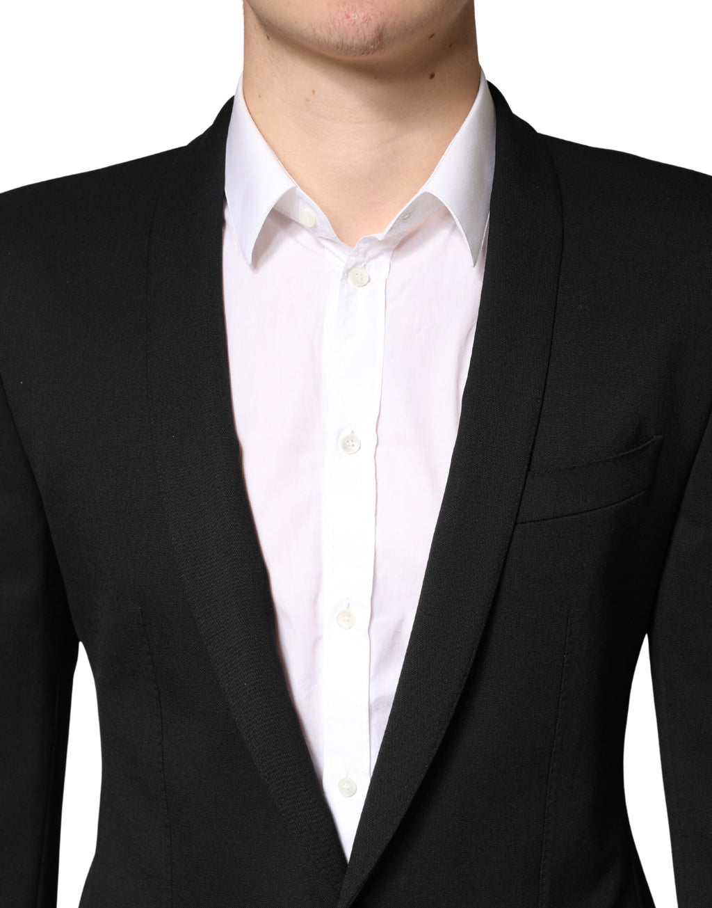 Dolce & Gabbana Embellished Single-Breasted Black Blazer