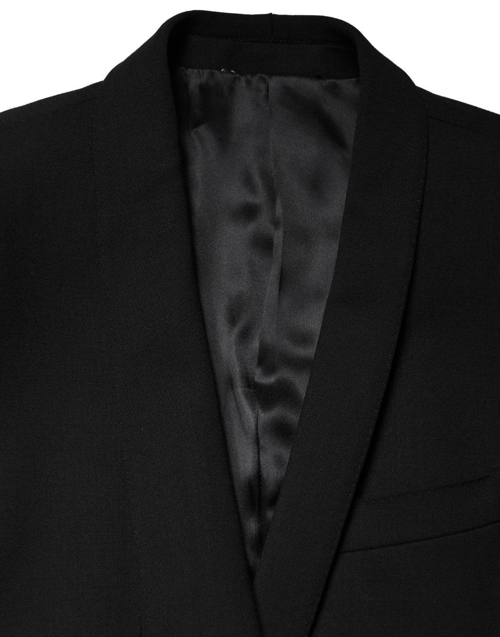 Dolce & Gabbana Embellished Single-Breasted Black Blazer