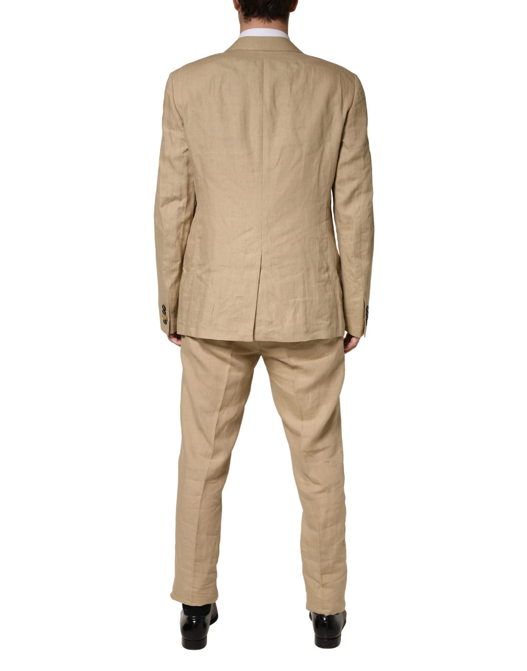 Dolce & Gabbana Beige TAORMINA Single-Breasted Formal 2-Piece Suit