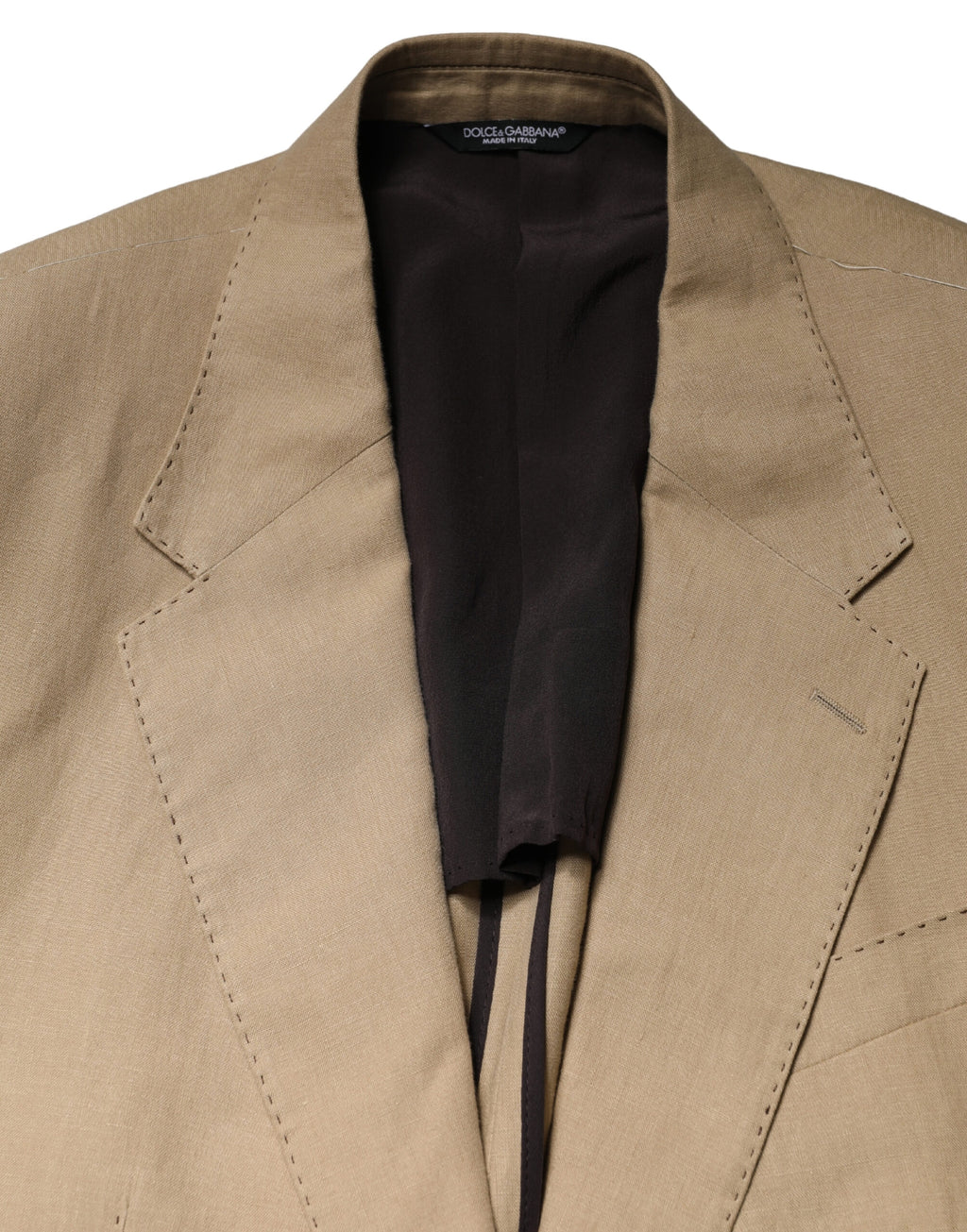 Dolce & Gabbana Beige TAORMINA Single-Breasted Formal 2-Piece Suit