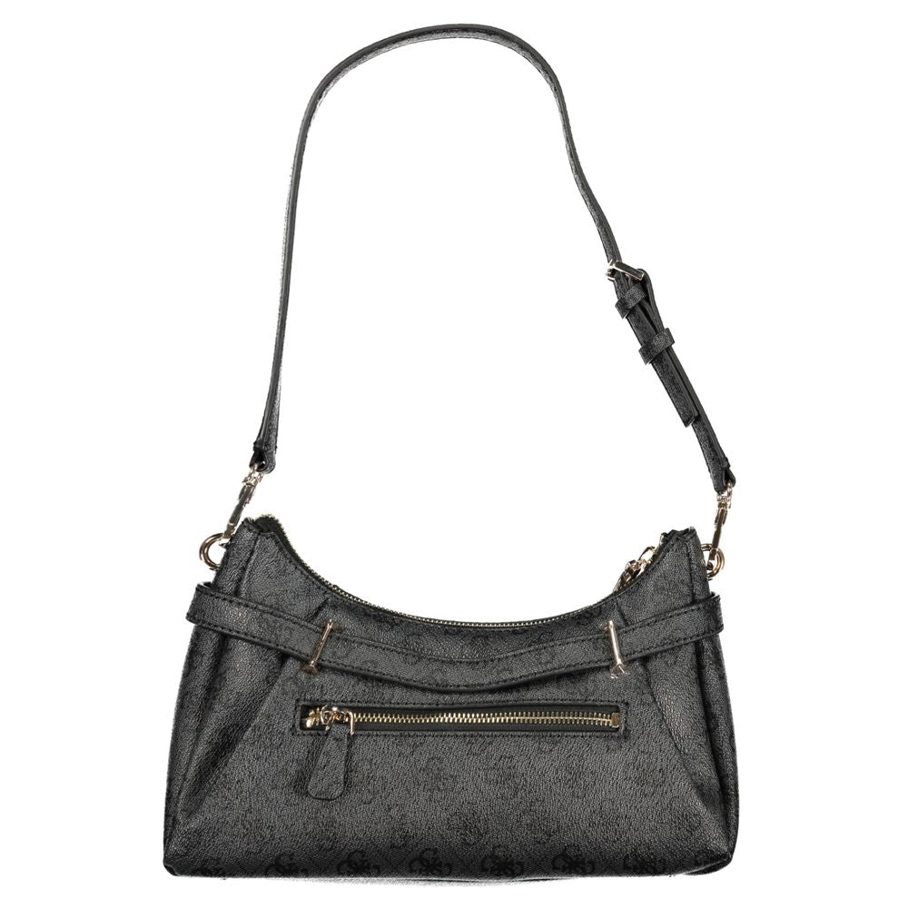 Guess Jeans Nero Polyurethane Damen Handtasche