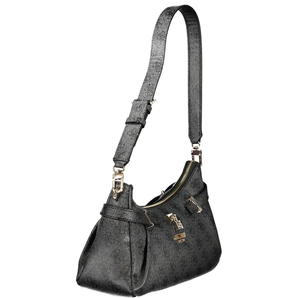 Guess Jeans Nero Polyurethane Damen Handtasche