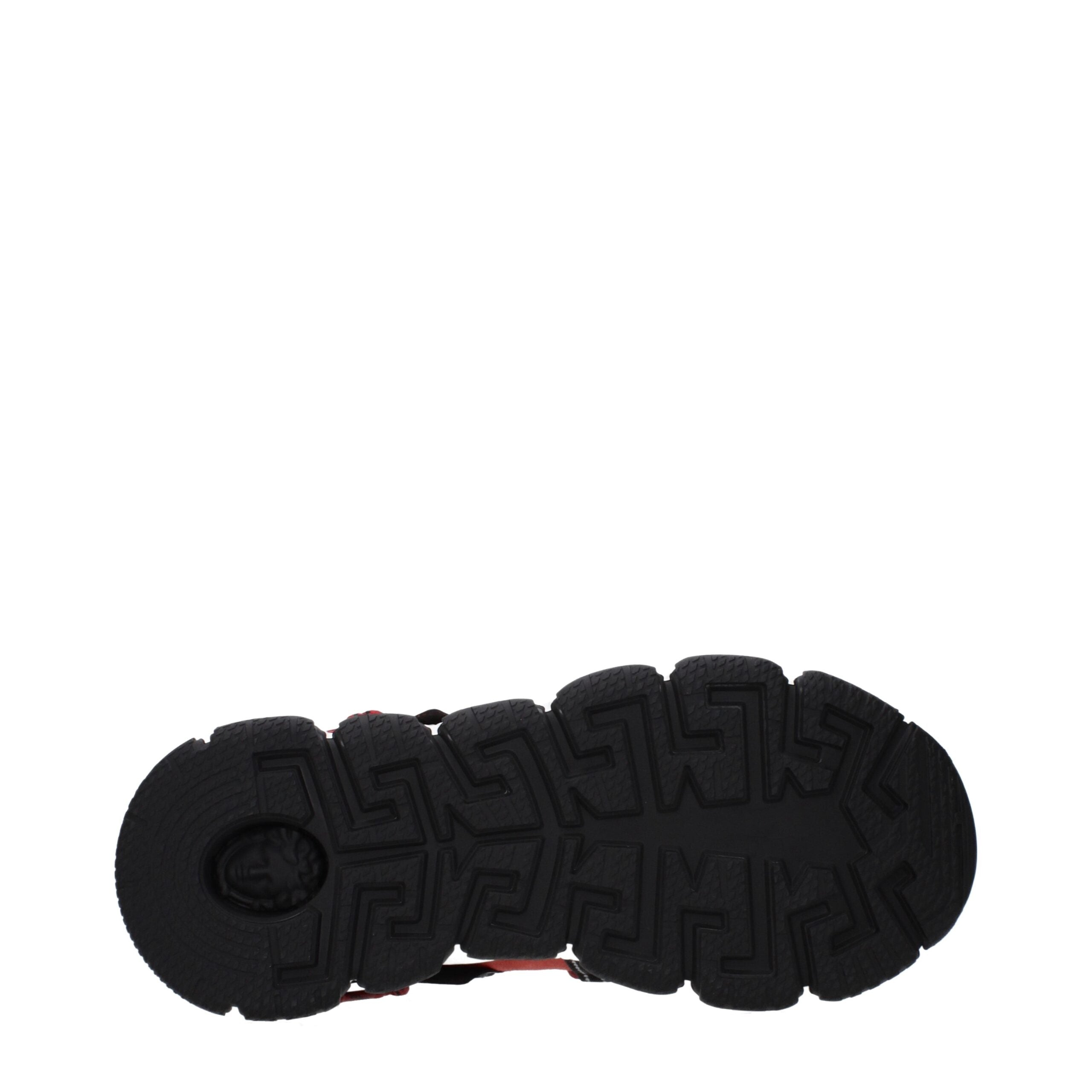 Versace Graue Leder Chunky Sneaker