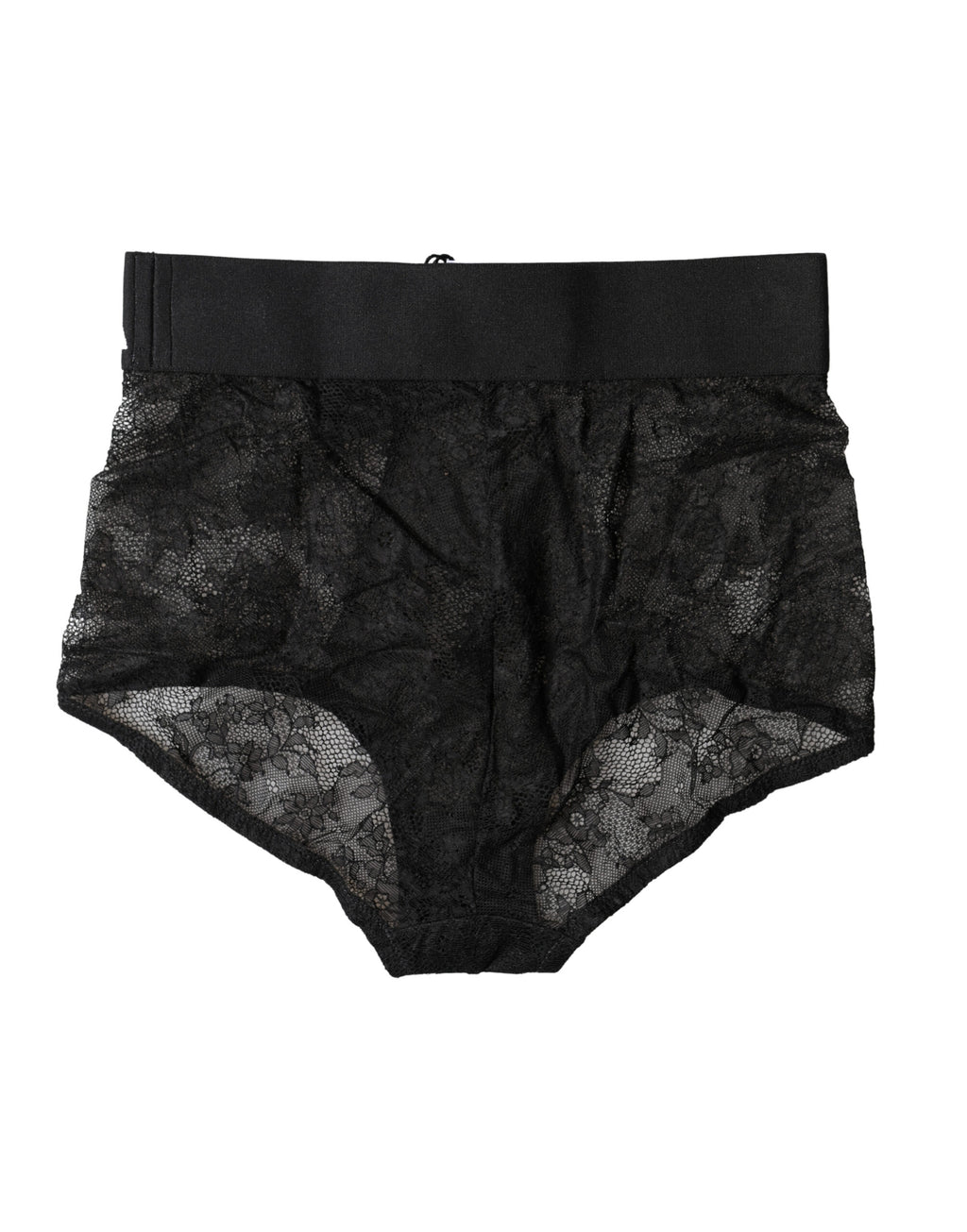 Dolce & Gabbana Schwarzer Girdle mit Logo, High Waist Panty Unterwäsche