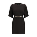PINKO Schwarzes Freizeitkleid aus Acetat