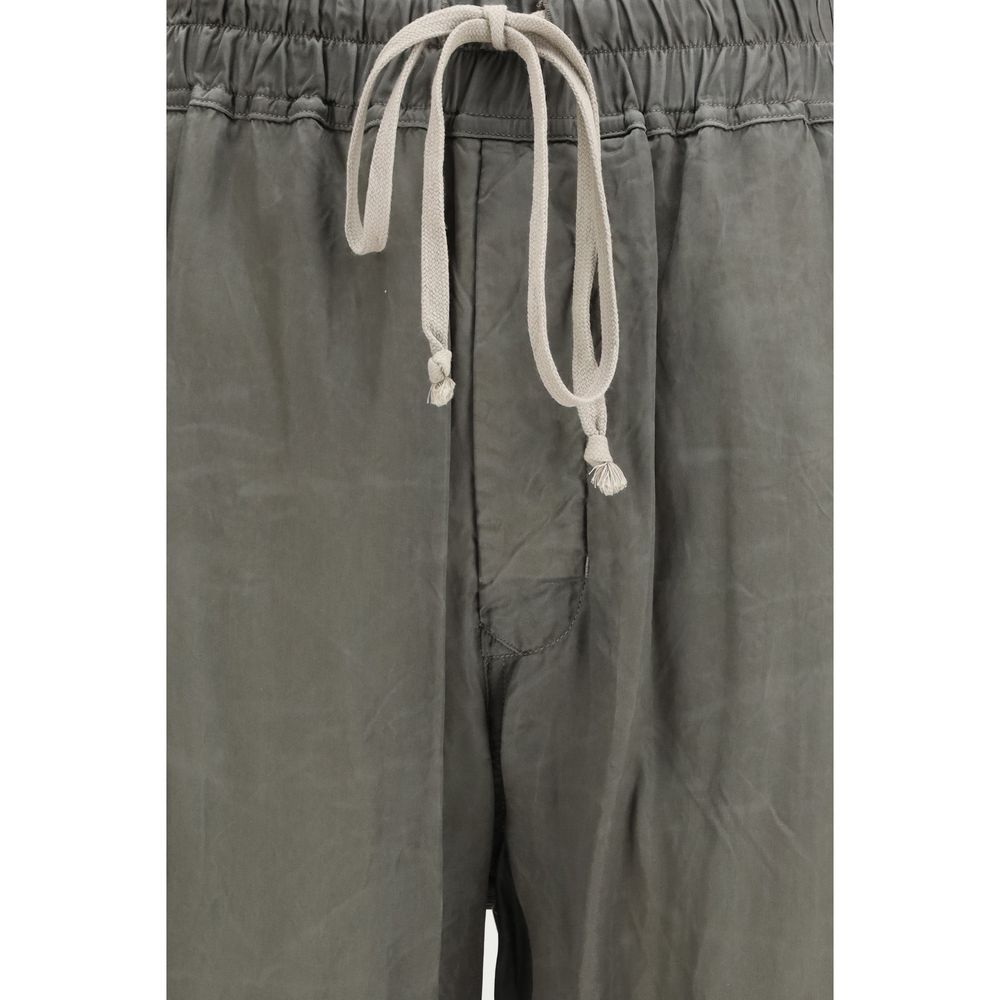 Rick Owens Grey Copper-Colored Casual Trousers