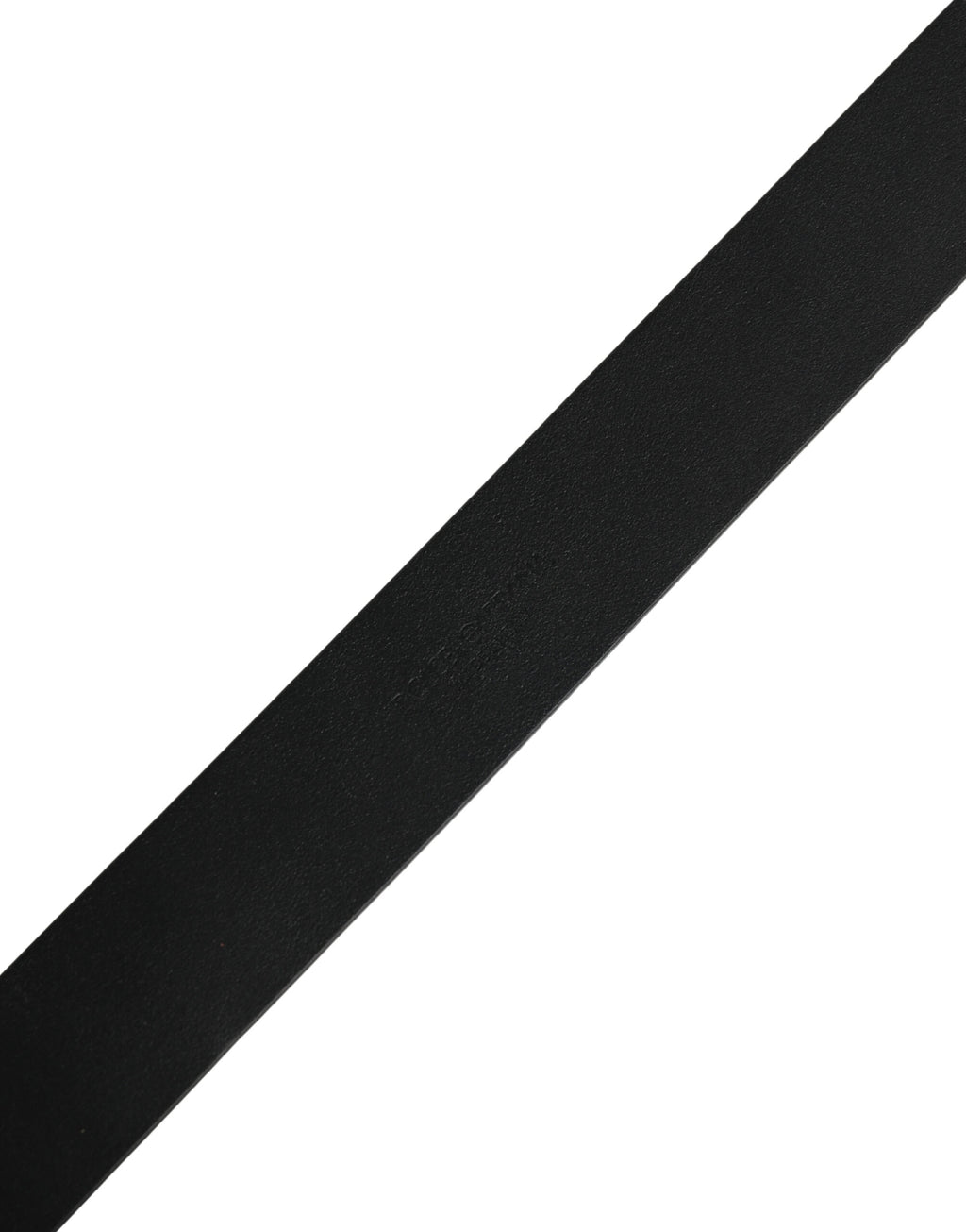 Dolce & Gabbana Black Calfskin Belt with Gold Metal Buckle