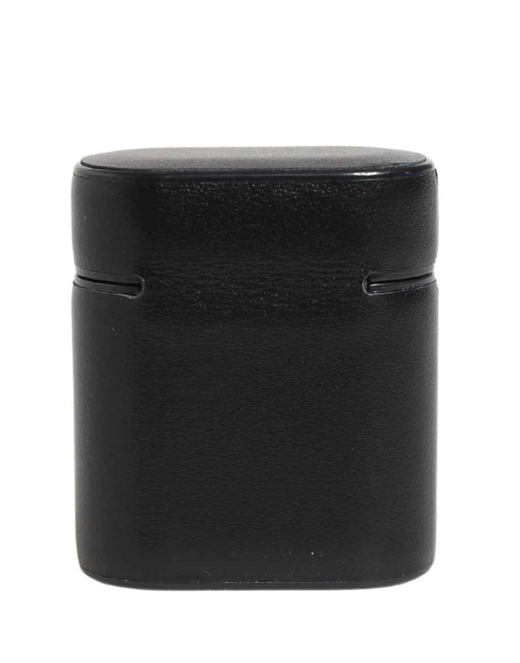 Dolce & Gabbana Schwarzet Kalbsleder-Flip-Hülle mit Logo-Print für Airpods