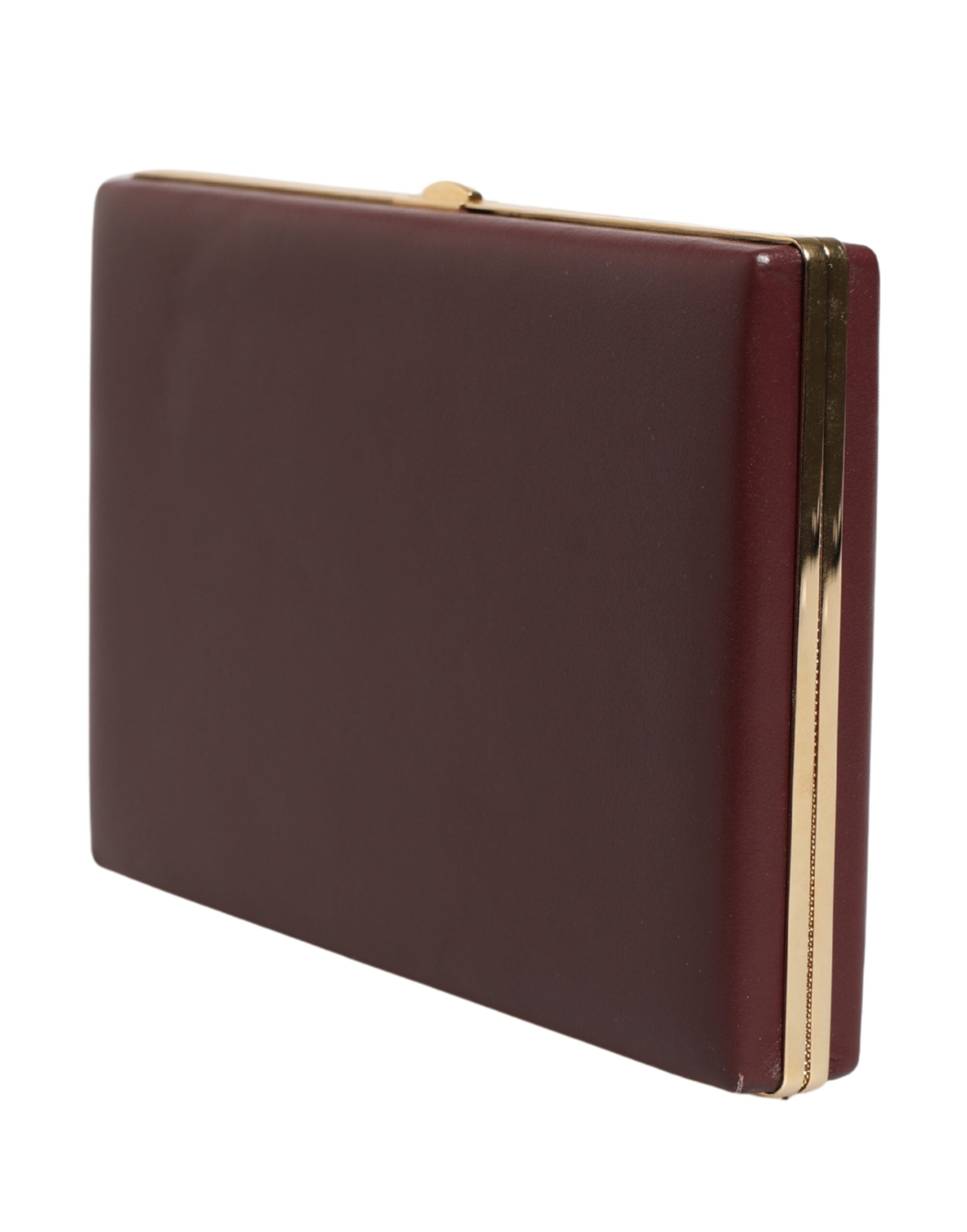 Dolce & Gabbana Women's Brown Calfskin Clutch - Evening Bag