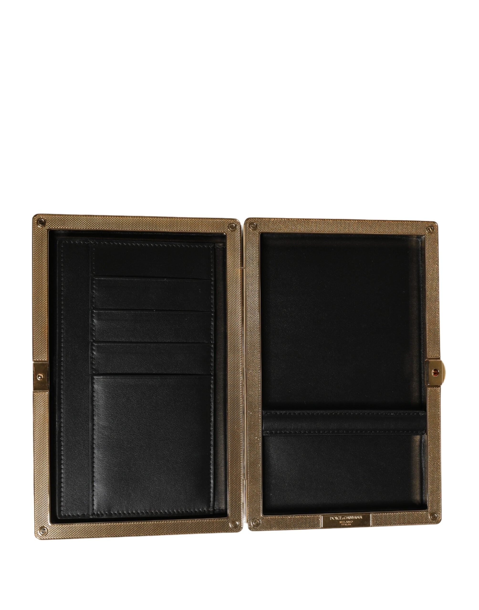 Dolce & Gabbana Women's Brown Calfskin Clutch - Evening Bag