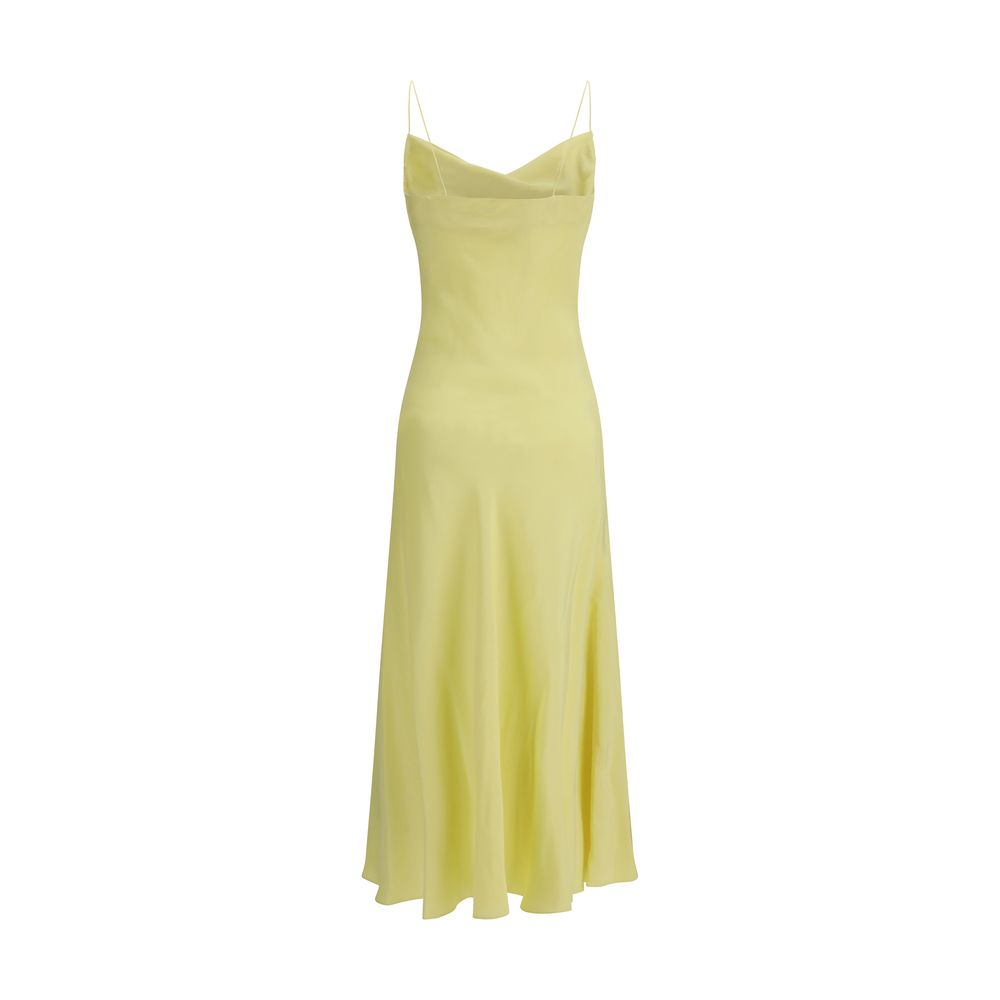 Balmain Zweifarbige Seiden-Freizeitkleid