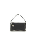Valentino Garavani Black Calfskin Bos Taurus Shoulder Bag