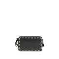 Valentino Garavani Black Bos Taurus Calf Leather Shoulder Bag