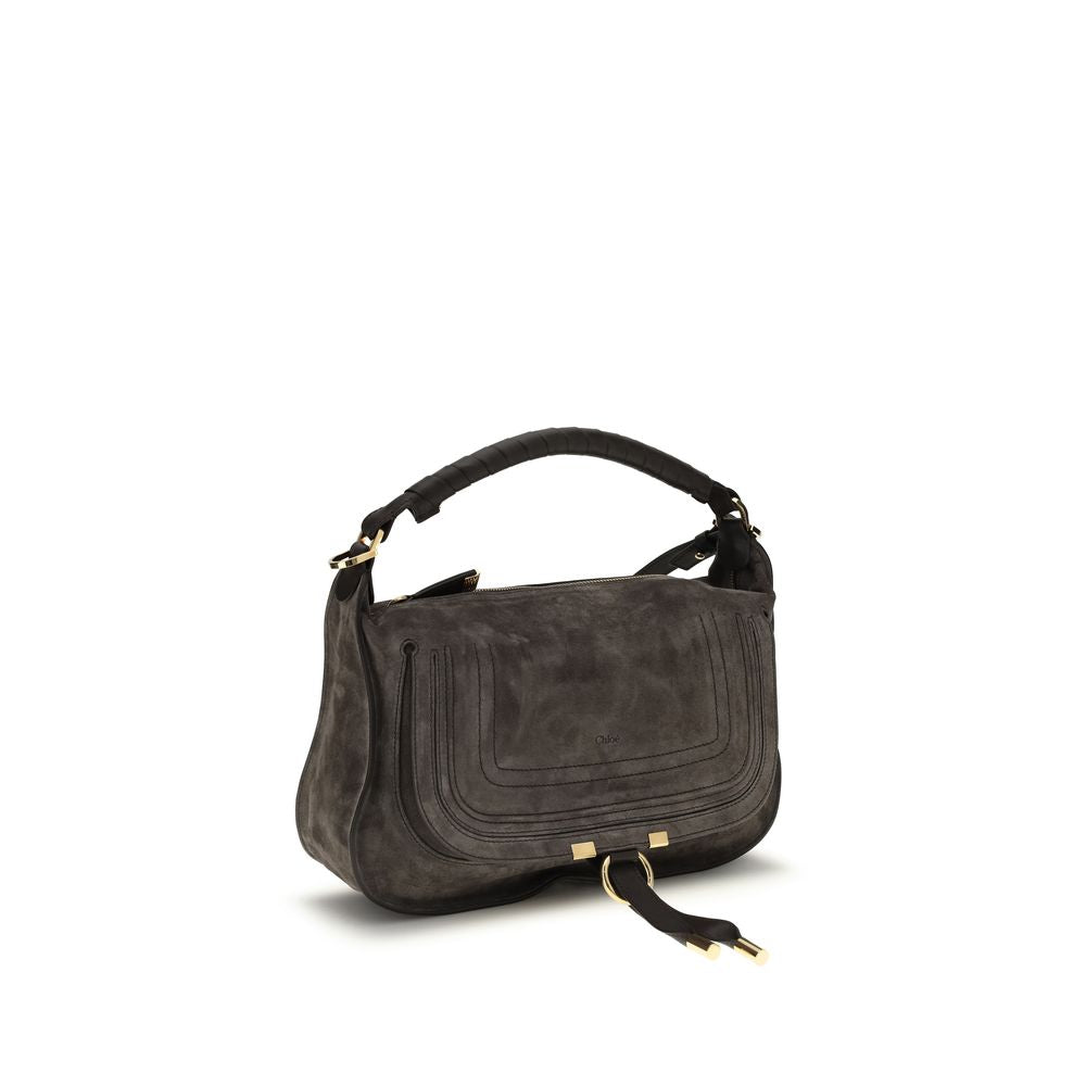 Chloé Braune Kalbsleder Bos Taurus Schultertasche