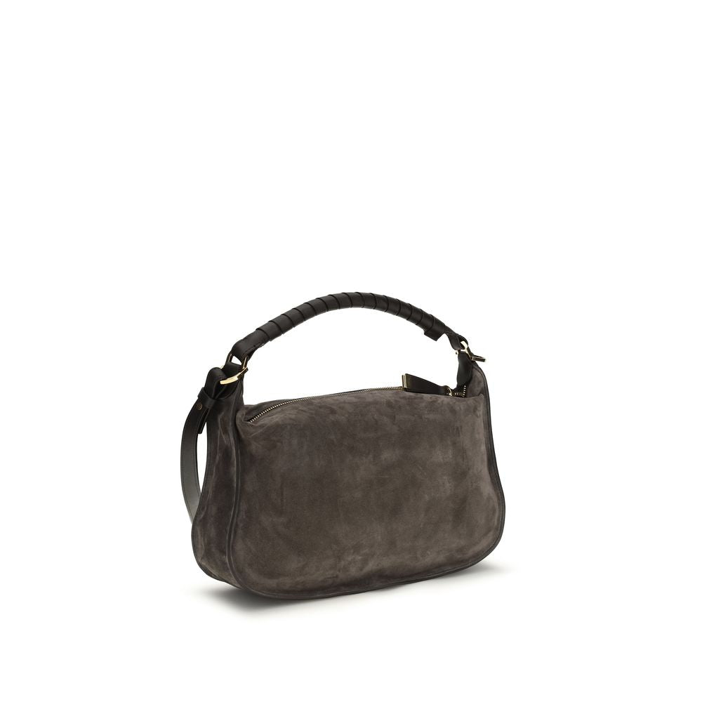 Chloé Braune Kalbsleder Bos Taurus Schultertasche