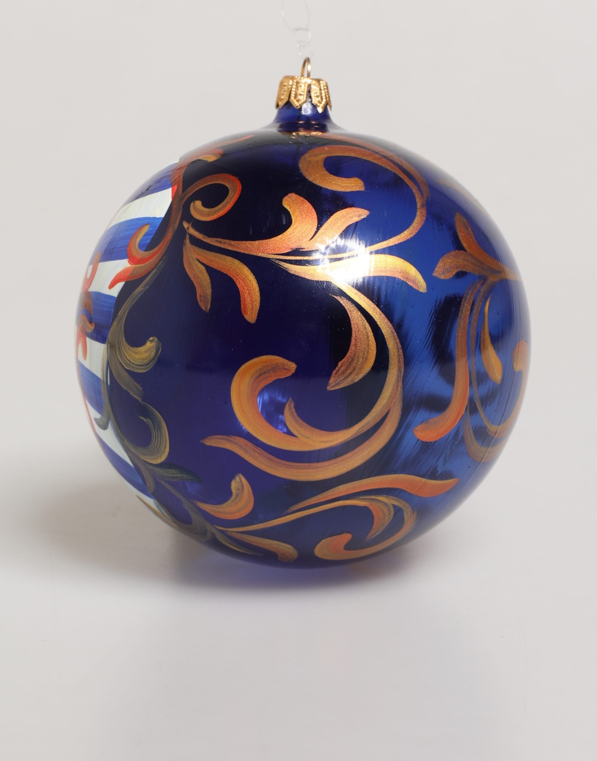 Dolce & Gabbana Multicolored Hand-Painted Sicilian Christmas Bauble