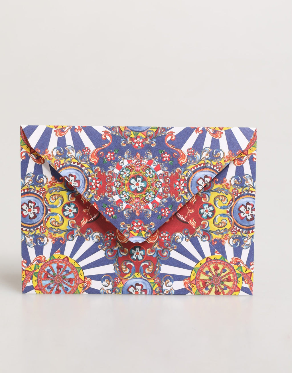 Dolce & Gabbana Multicolor Carretto Siciliano Postcard Holder