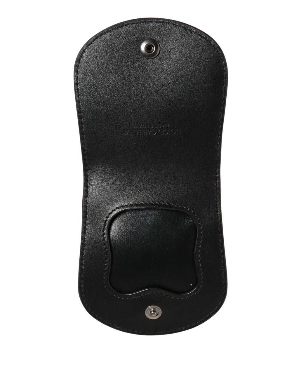 Dolce & Gabbana Burgunder Etui aus exotischem Leder für Kondome, Brieftasche
