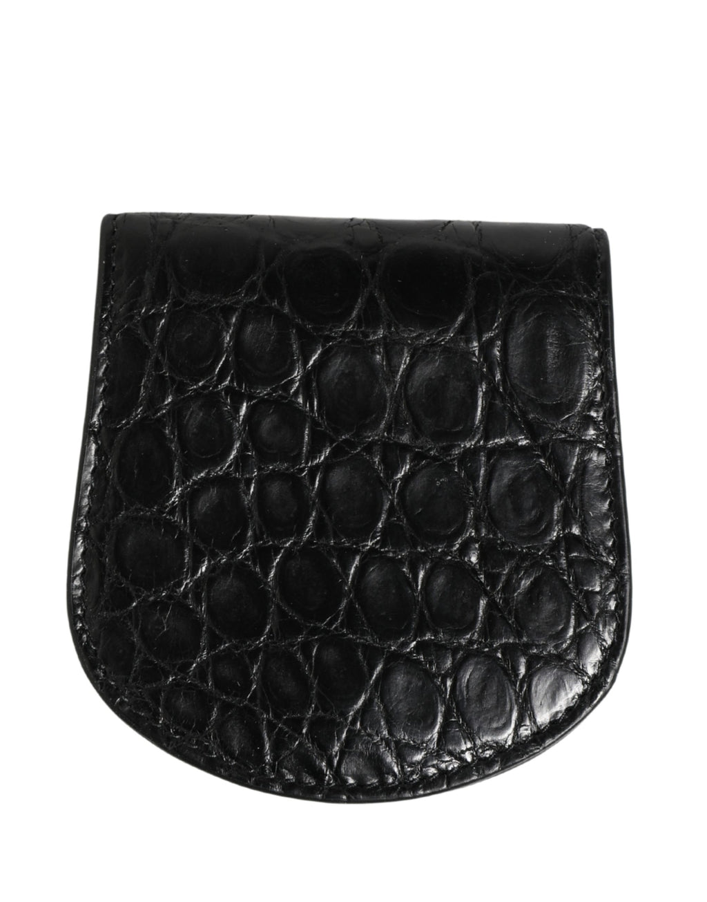Dolce & Gabbana Schwarzetui aus exotischem Leder für Kondome, Tasche, Portemonnaie