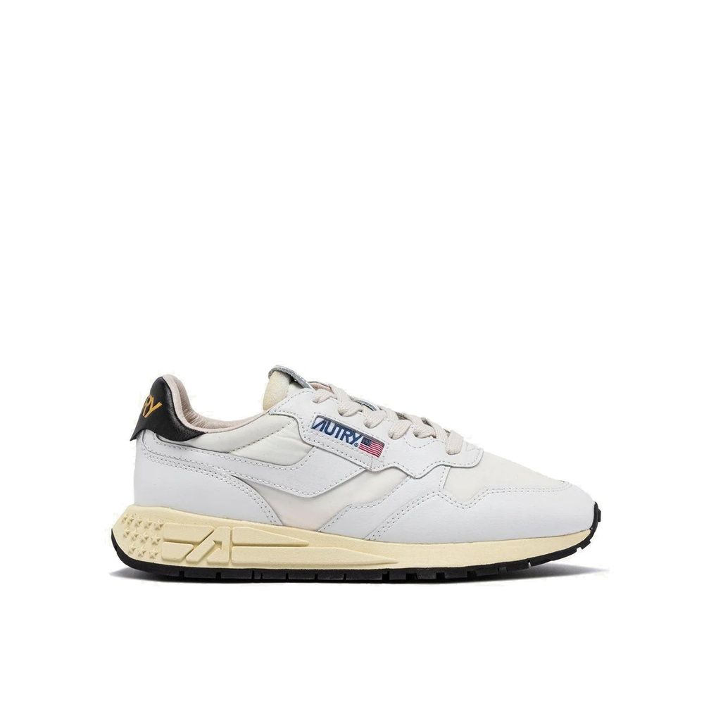 Autry Weiße Stoff-Sneaker im Athletic-Look