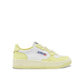 Autry White Leather Low-Top Sneakers