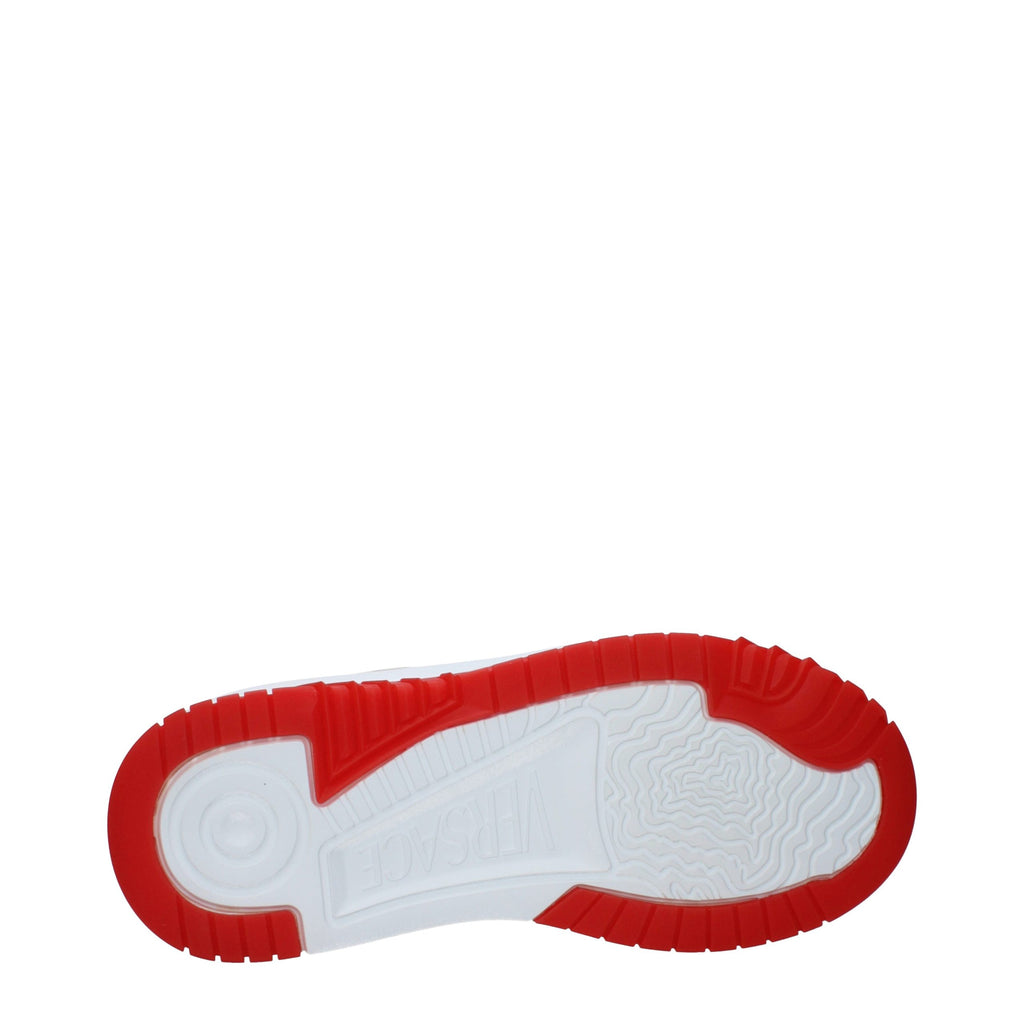 Versace Weiße Leder-Athletic-Sneaker