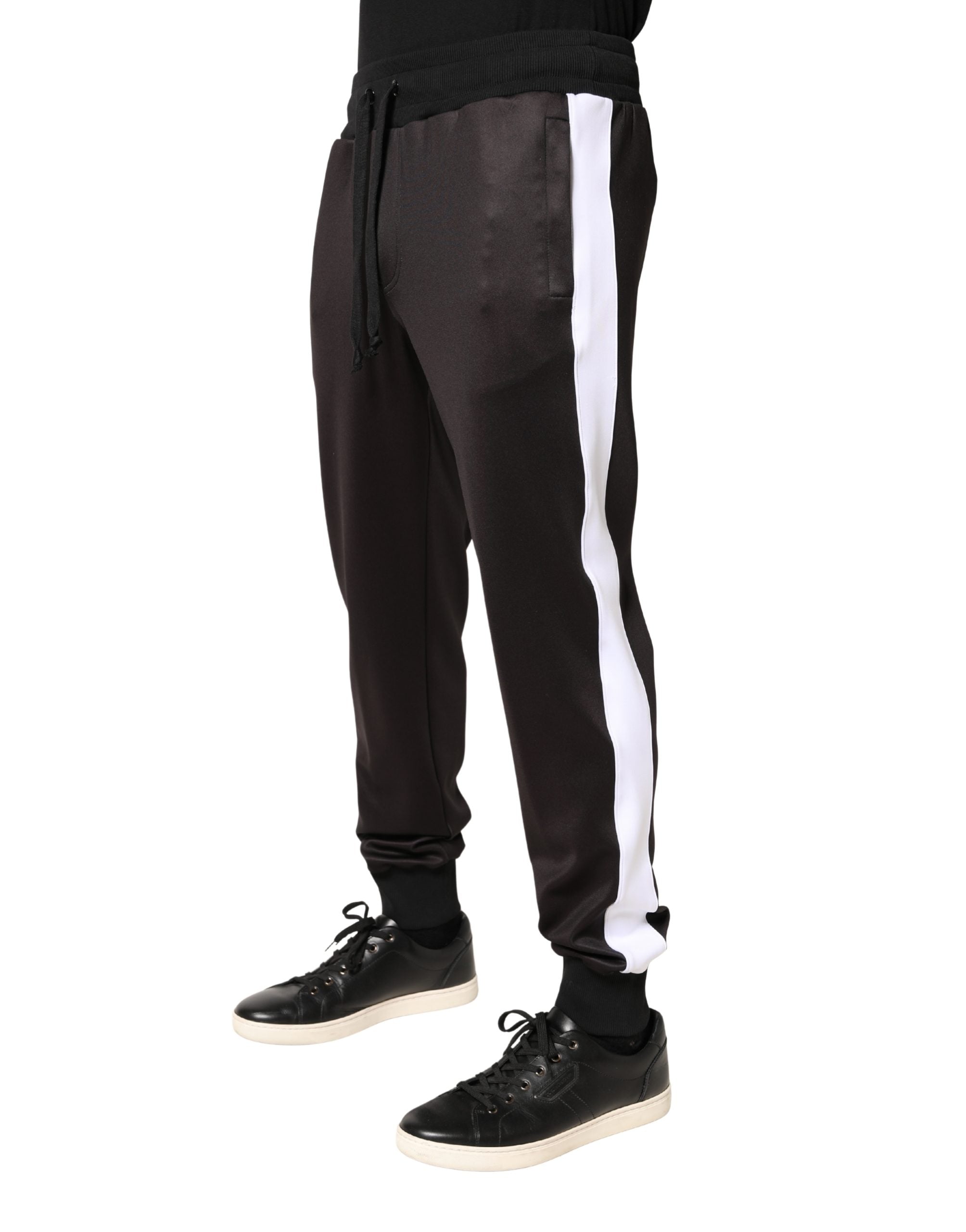 Dolce & Gabbana Brown Polyester Skinny Jogger Pants