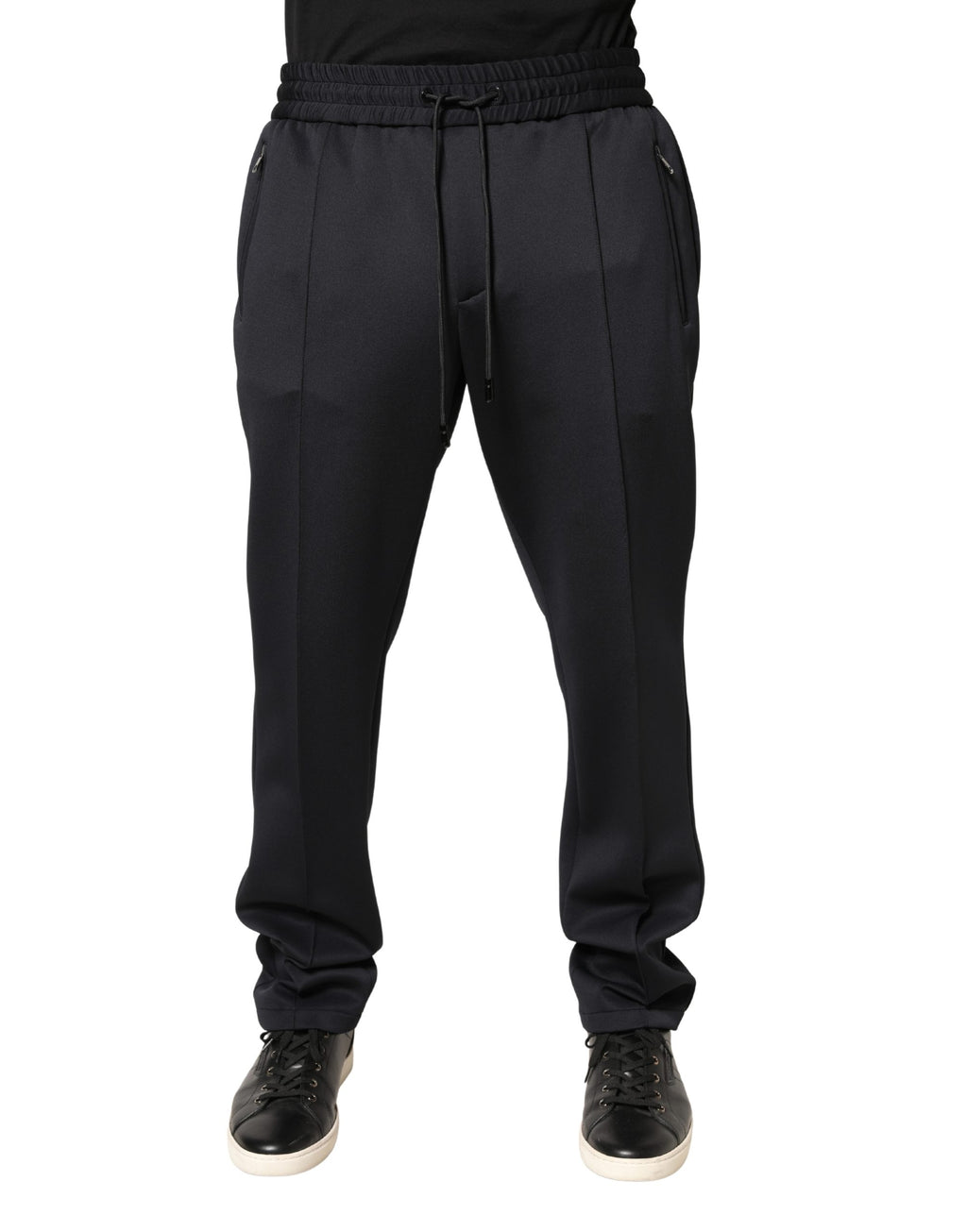 Dolce & Gabbana Black Skinny Polyester Jogger Pants